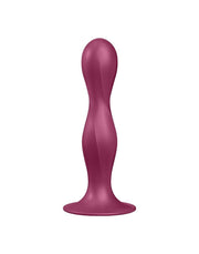 Satisfyer - Double Ball-R - Verzwaarde Dildo met Bewegende Metalen Kogels - Rood