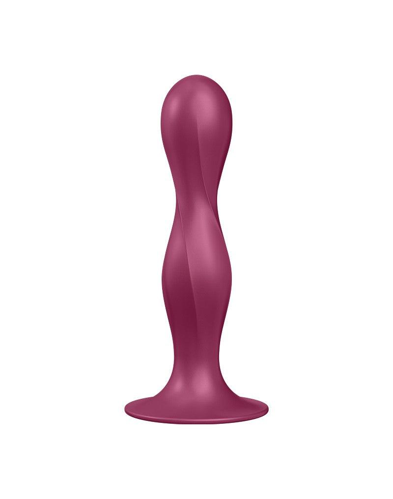 Satisfyer - Double Ball-R - Verzwaarde Dildo met Bewegende Metalen Kogels - Rood
