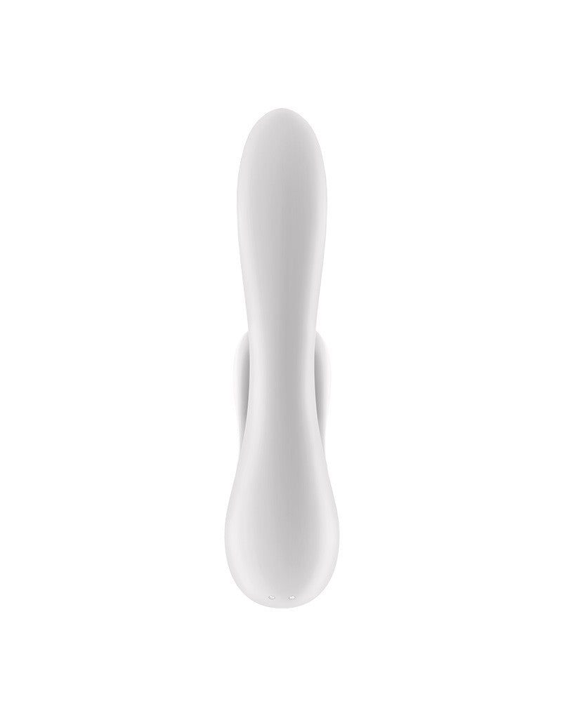 Satisfyer - Double Flex - Rabbit Vibrator - Met App Control - Wit
