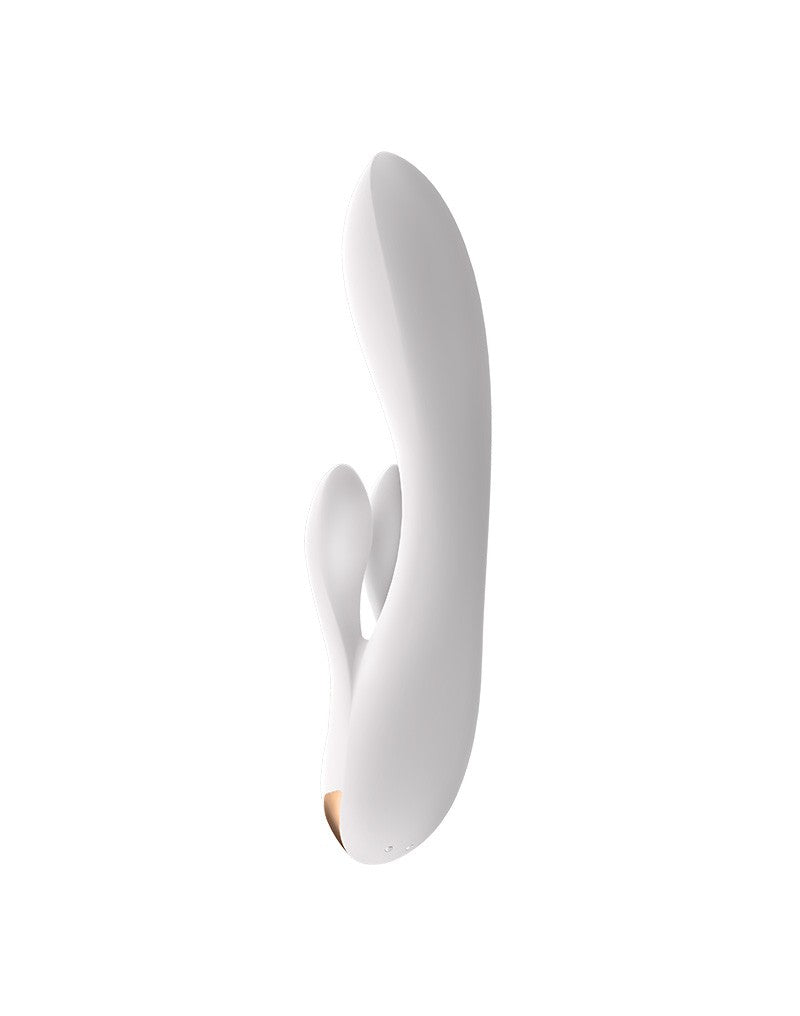 Satisfyer - Double Flex - Rabbit Vibrator - Met App Control - Wit