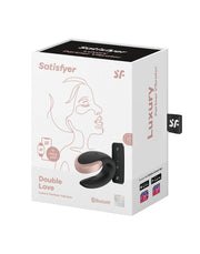 Satisfyer - Double Love - Luxe Partner Vibrator - Zwart