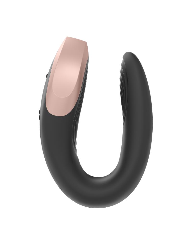 Satisfyer - Double Love - Luxe Partner Vibrator - Zwart