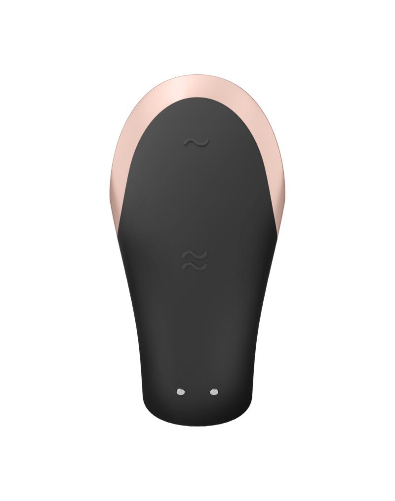 Satisfyer - Double Love - Luxe Partner Vibrator - Zwart