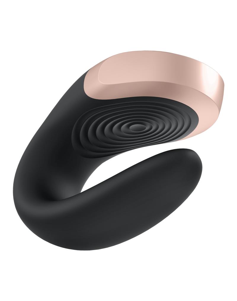 Satisfyer - Double Love - Luxe Partner Vibrator - Zwart