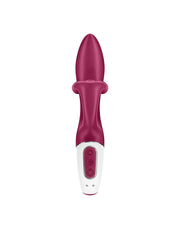 Satisfyer - Embrace Me - Rabbit Vibrator - Berry Rood