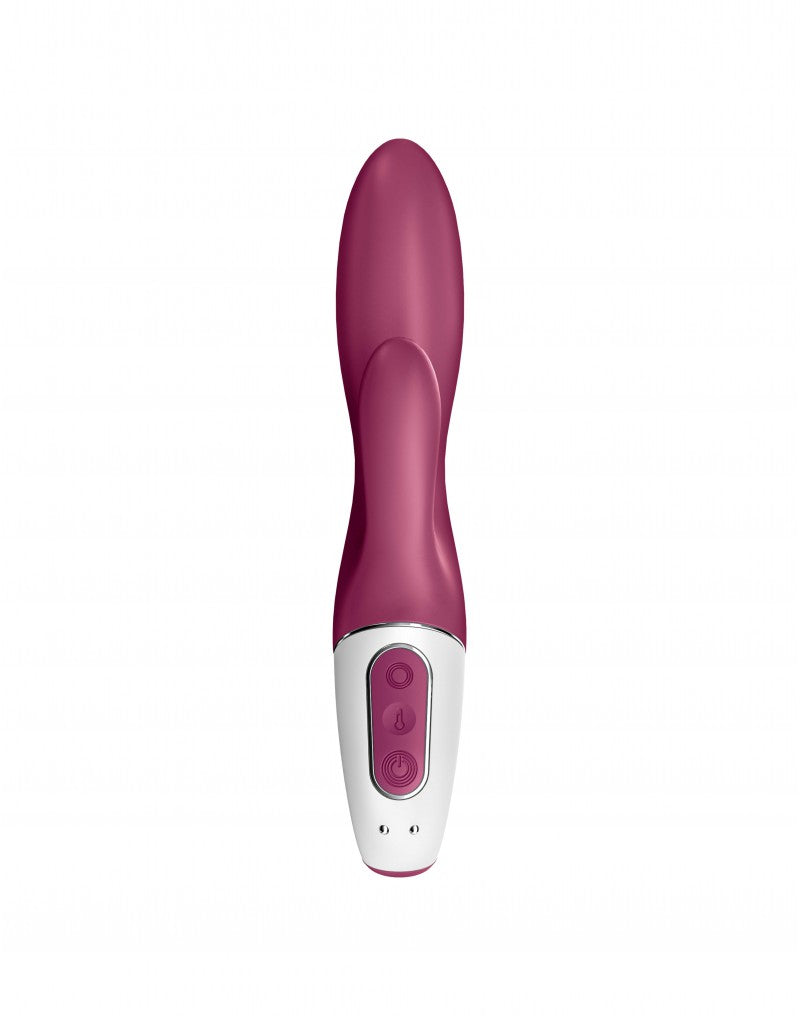 Satisfyer - Heated Affair - Verwarmde G-spot Vibrator En Rabbit Vibrator - Met App Control - Berry Rood