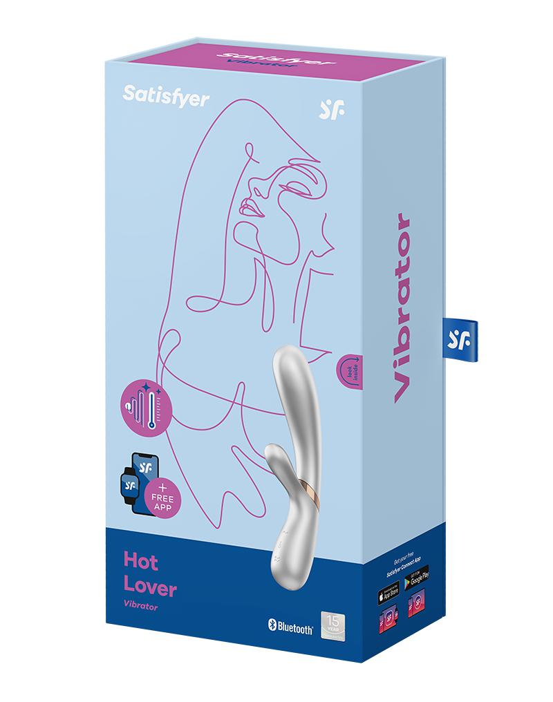 Satisfyer - Hot Love - Verwarmende Vibrator - Met App Control - Zilver