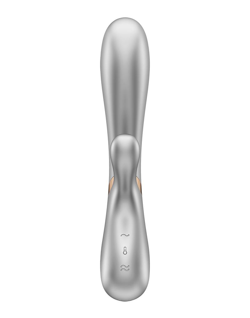 Satisfyer - Hot Love - Verwarmende Vibrator - Met App Control - Zilver