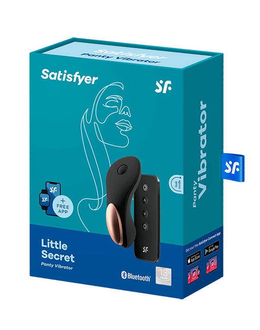 Satisfyer - Little Secret - Panty Vibrator Voor In het Slipje Met App Control - Zwart
