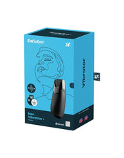 Satisfyer - Men Vibration+ - Met App Control - Masturbator - Zwart