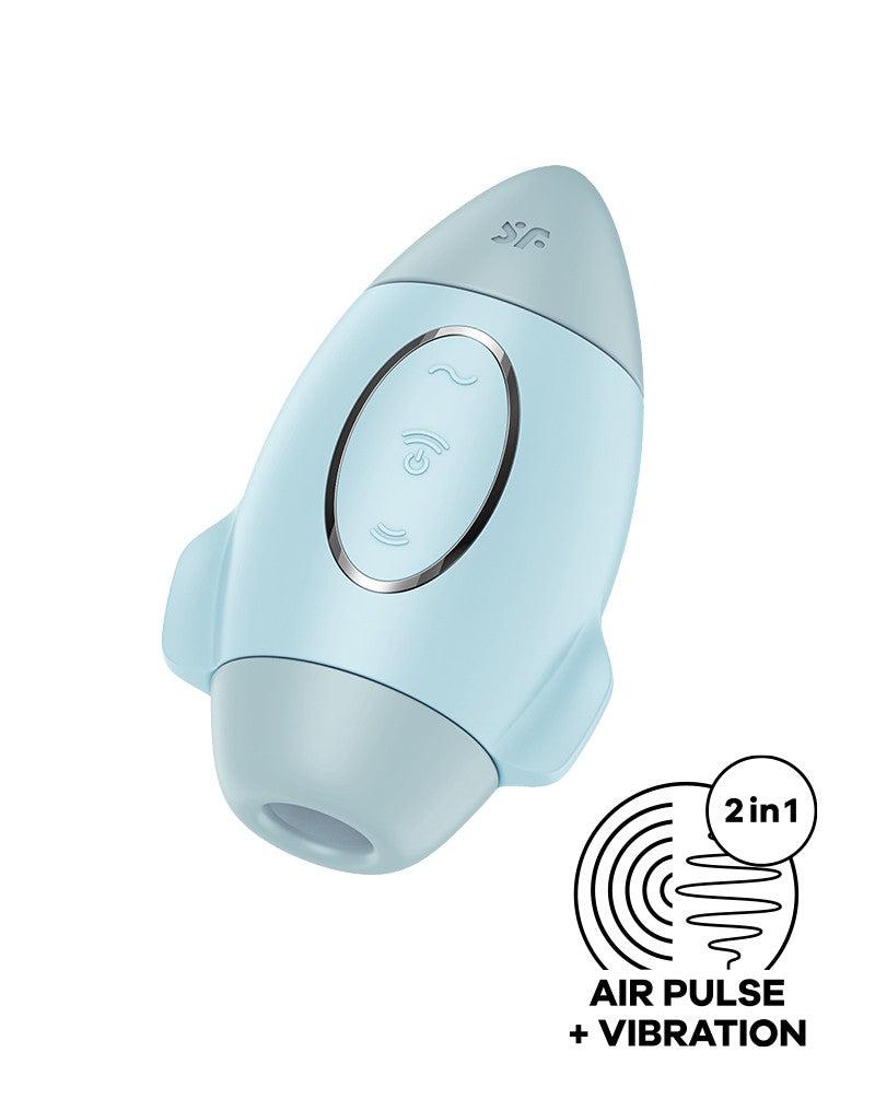 Satisfyer - Mission Control - Luchtdruk Vibrator - Lichtblauw