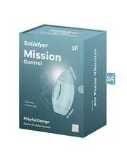 Satisfyer - Mission Control - Luchtdruk Vibrator - Lichtblauw