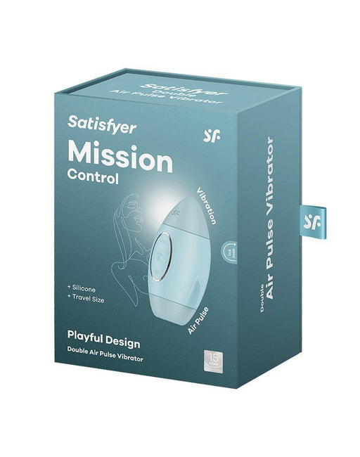 Satisfyer - Mission Control - Luchtdruk Vibrator - Lichtblauw