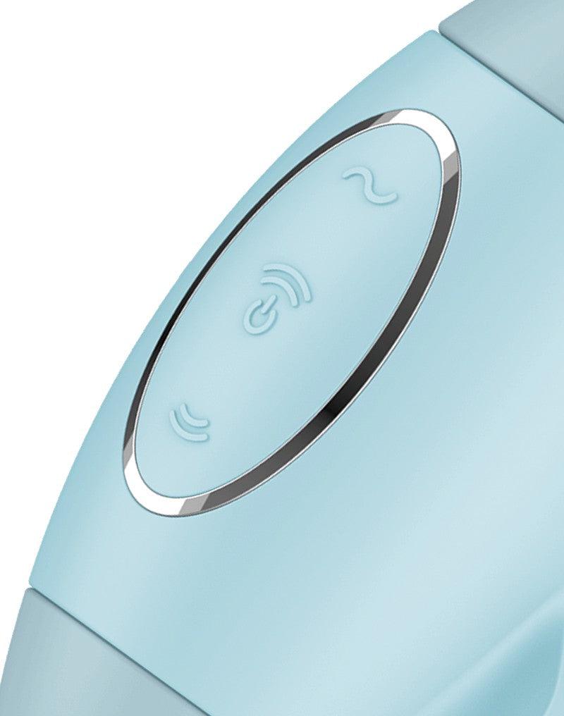 Satisfyer - Mission Control - Luchtdruk Vibrator - Lichtblauw