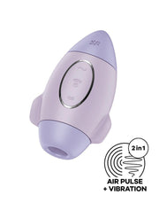 Satisfyer - Mission Control - Luchtdruk Vibrator - Lila
