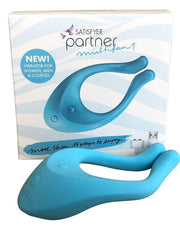Satisfyer - Multifun 1 - Partner Vibrator - Lichtblauw