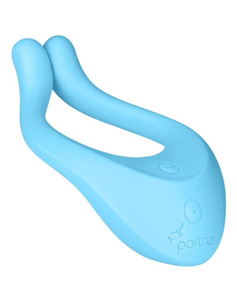 Satisfyer - Multifun 1 - Partner Vibrator - Lichtblauw