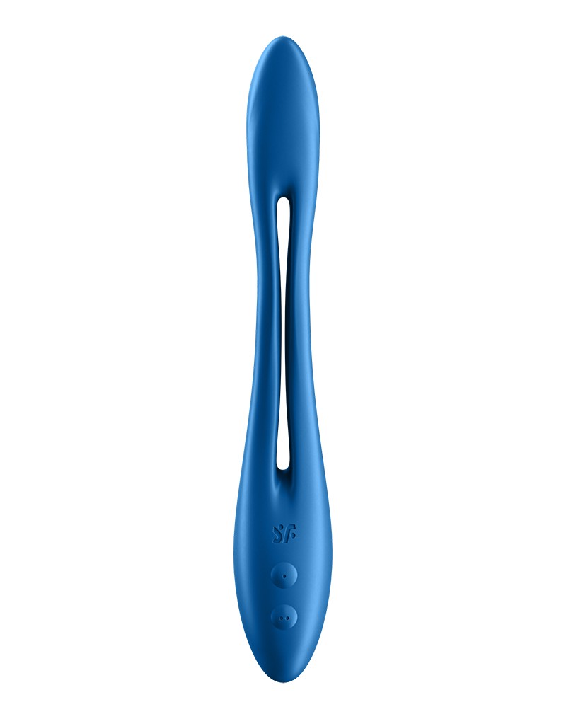 Satisfyer - Elastic Game - Multifunctionele Buigbare Vibrator - Blauw