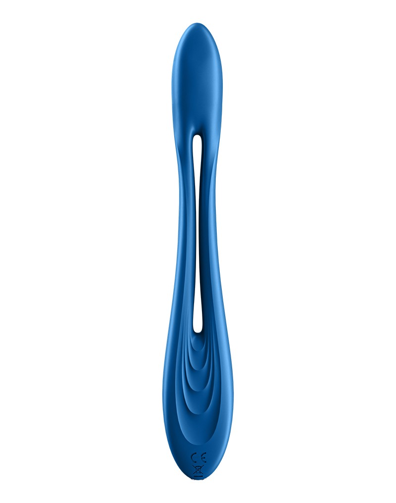 Satisfyer - Elastic Game - Multifunctionele Buigbare Vibrator - Blauw