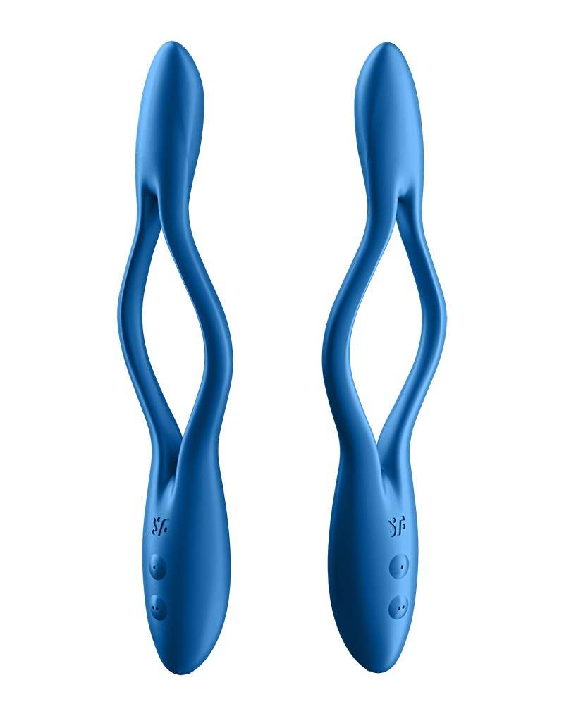 Satisfyer - Elastic Game - Multifunctionele Buigbare Vibrator - Blauw