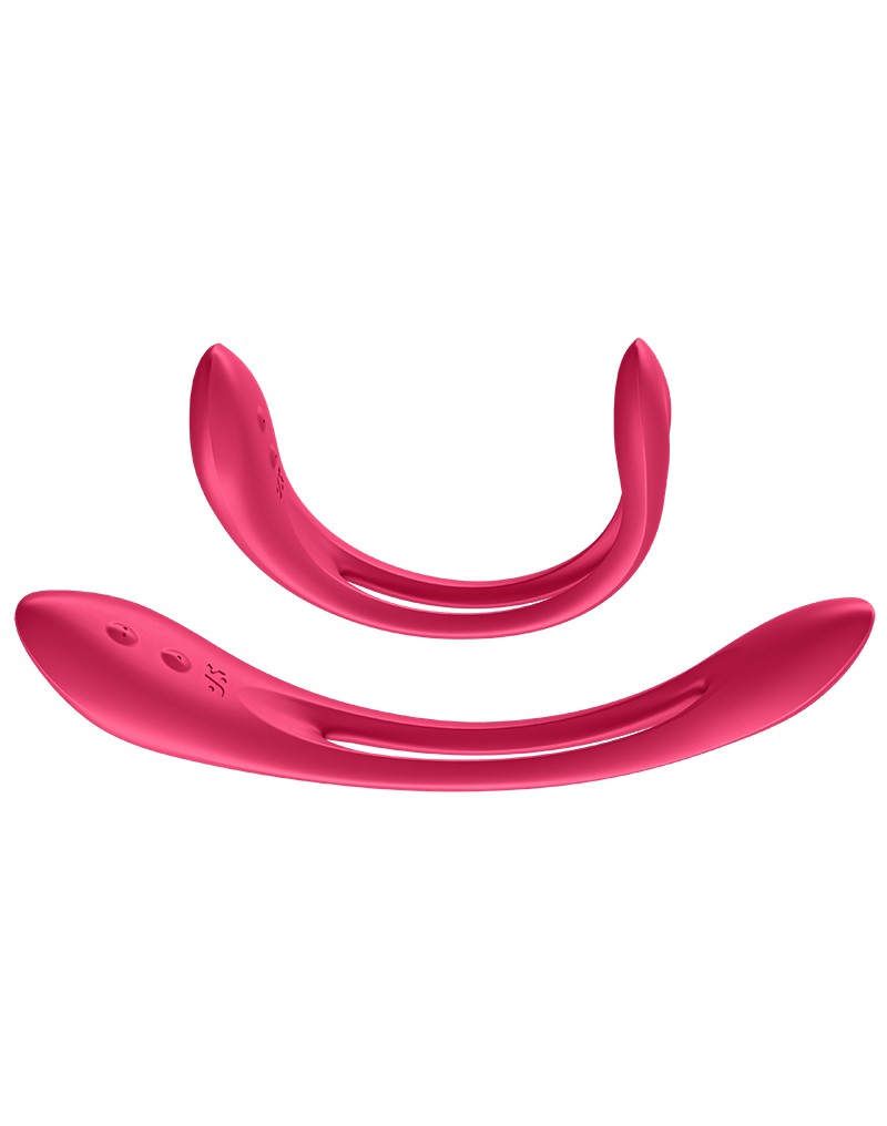 Satisfyer - Elastic Game - Multifunctionele Buigbare Vibrator - Rood