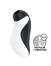 Satisfyer - Orca Luchtdruk Vibrator - Zwart/Wit