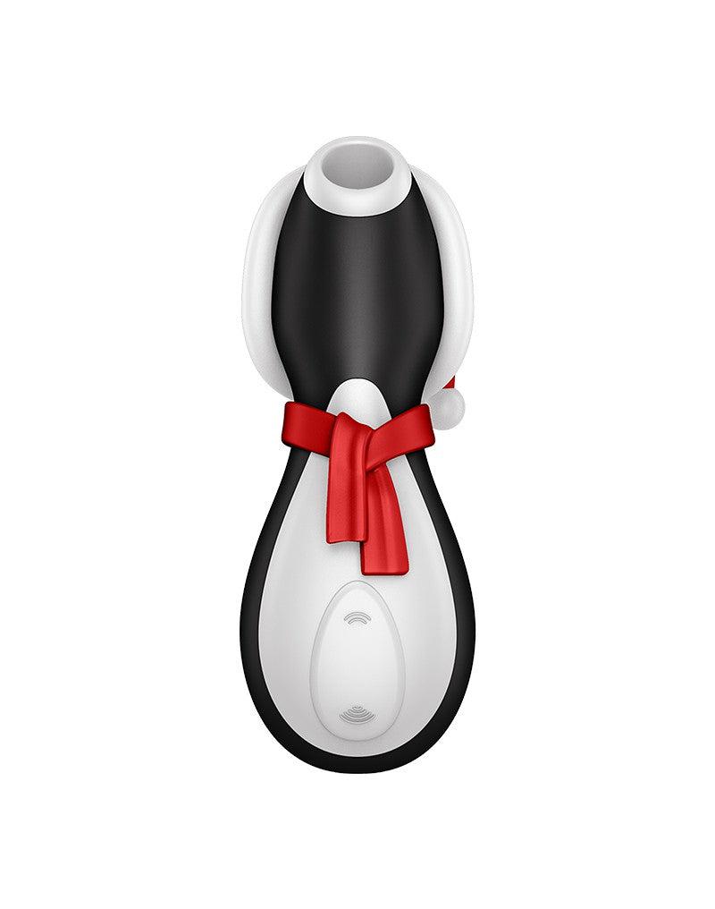 Satisfyer Penguin - Holiday Edition - Luchtdruk Stimulator - USB-oplaadbaar - Zwart, Rood & Wit