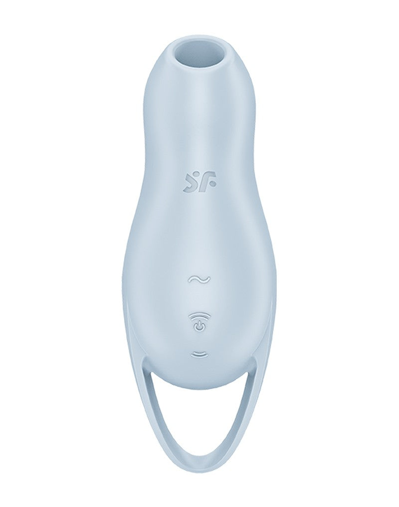 Satisfyer - Pocket Pro - Compacte Vibrerende Luchtdruk Vibrator - Lichtblauw