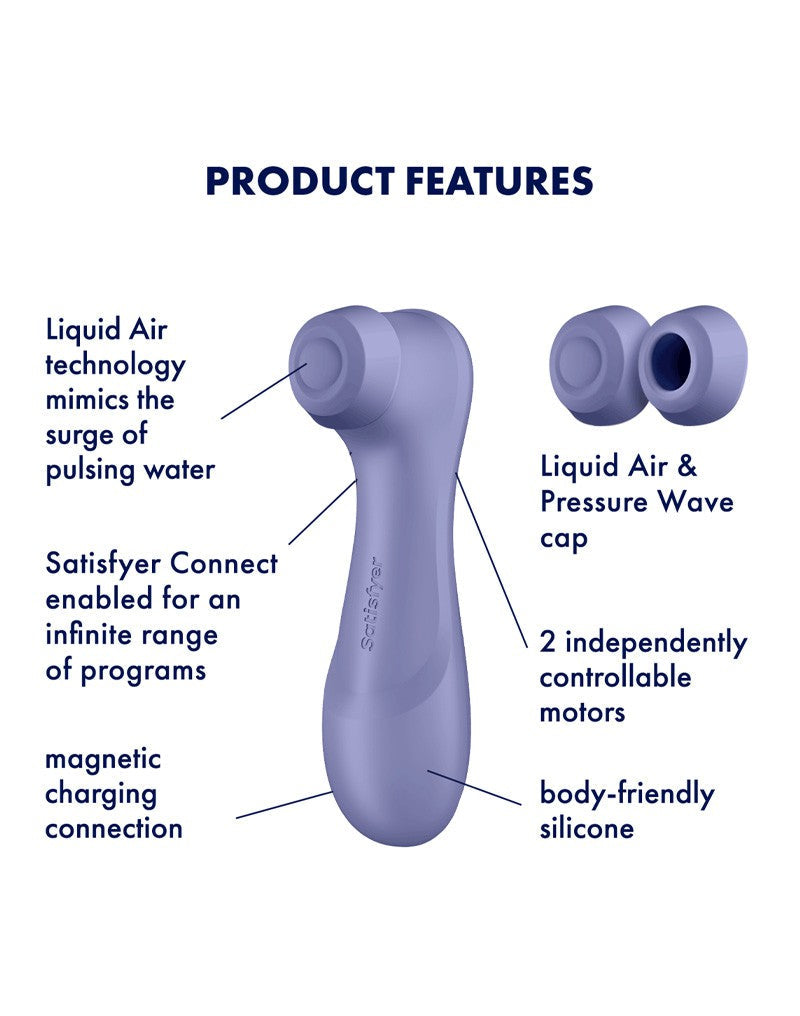 Satisfyer - Pro 2 Generation 3 - Luchtdruk Vibrator Met App Control - Lila