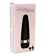 Satisfyer - Pro 3 - Luchtdruk Vibrator Met Extra vibratie - Zwart