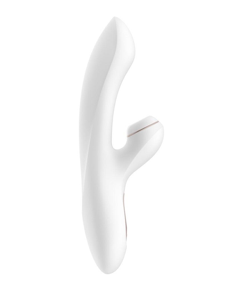 Satisfyer - Pro Rabbit Vibrator - G-spot Vibrator en Luchtdruk Vibrator - Wit