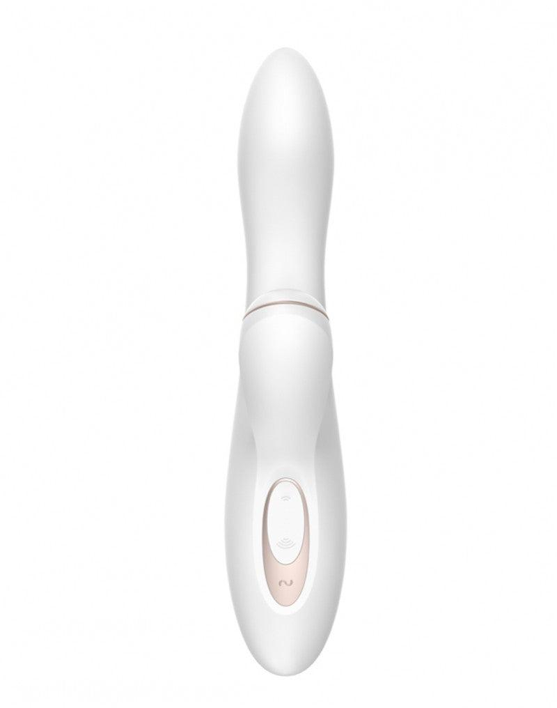 Satisfyer - Pro Rabbit Vibrator - G-spot Vibrator en Luchtdruk Vibrator - Wit