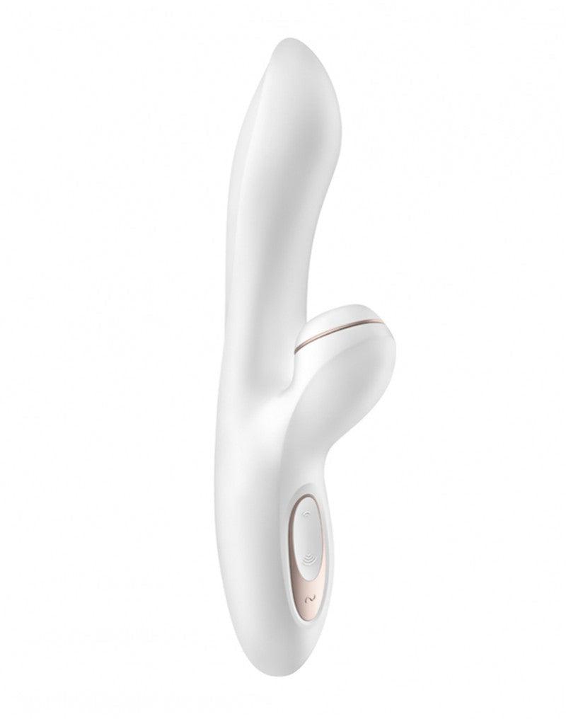 Satisfyer - Pro Rabbit Vibrator - G-spot Vibrator en Luchtdruk Vibrator - Wit