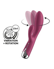 Satisfyer - Spinning Rabbit 1 - Roterende en Vibrerende Rabbit Vibrator - Rood