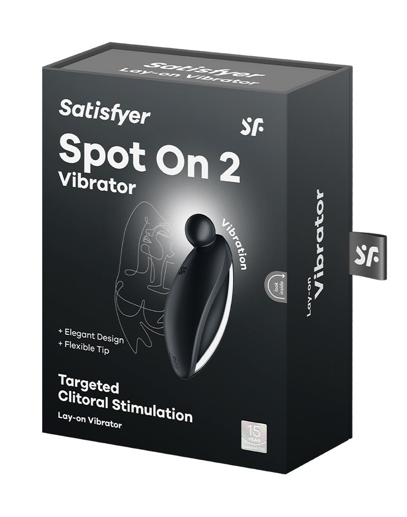 Satisfyer - Spot On 2 - Pinpoint Vibrator - Zwart
