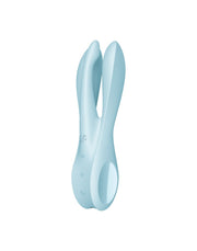 Satisfyer - Threesome 1 - Multi Vibrator Met 3 Voelsprieten - Lichtblauw