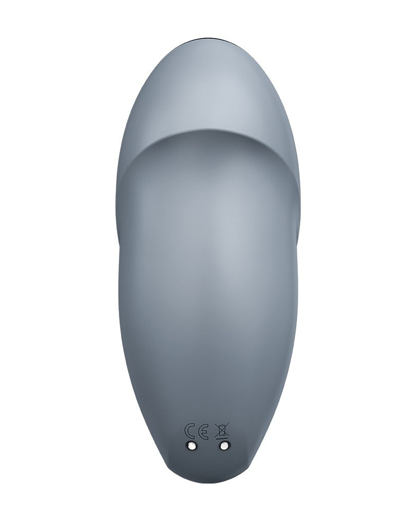 Satisfyer - Tap & Climax 1 - Vibrerende Clitoris Vibrator met Tik/Tapping Functie - Lichtblauw
