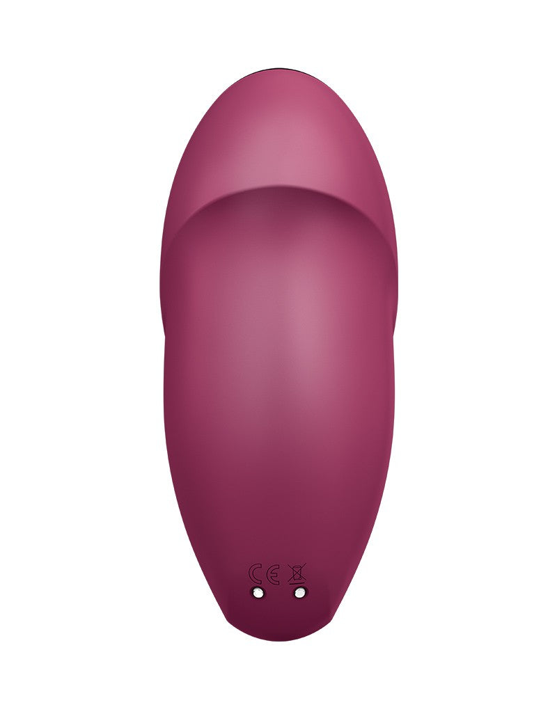 Satisfyer - Tap & Climax 1 - Vibrerende Clitoris Vibrator met Tik/Tapping Functie - Rood
