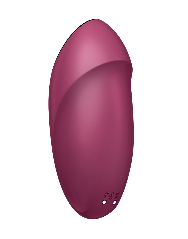 Satisfyer - Tap & Climax 1 - Vibrerende Clitoris Vibrator met Tik/Tapping Functie - Rood
