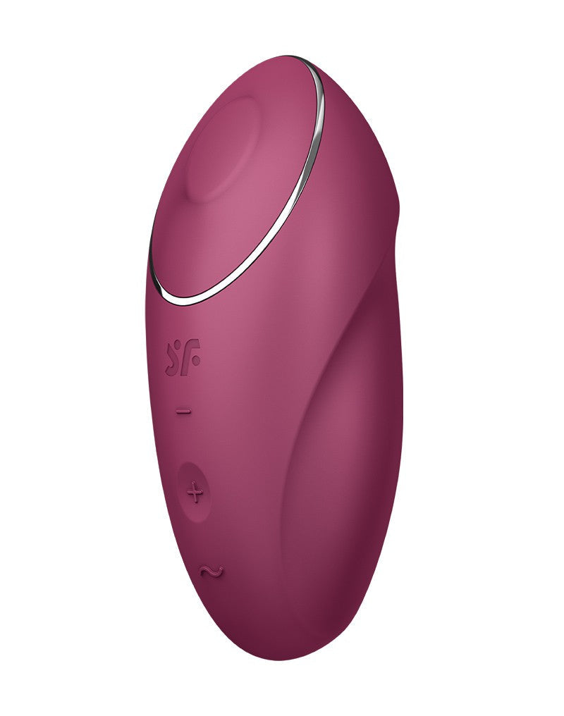 Satisfyer - Tap & Climax 1 - Vibrerende Clitoris Vibrator met Tik/Tapping Functie - Rood