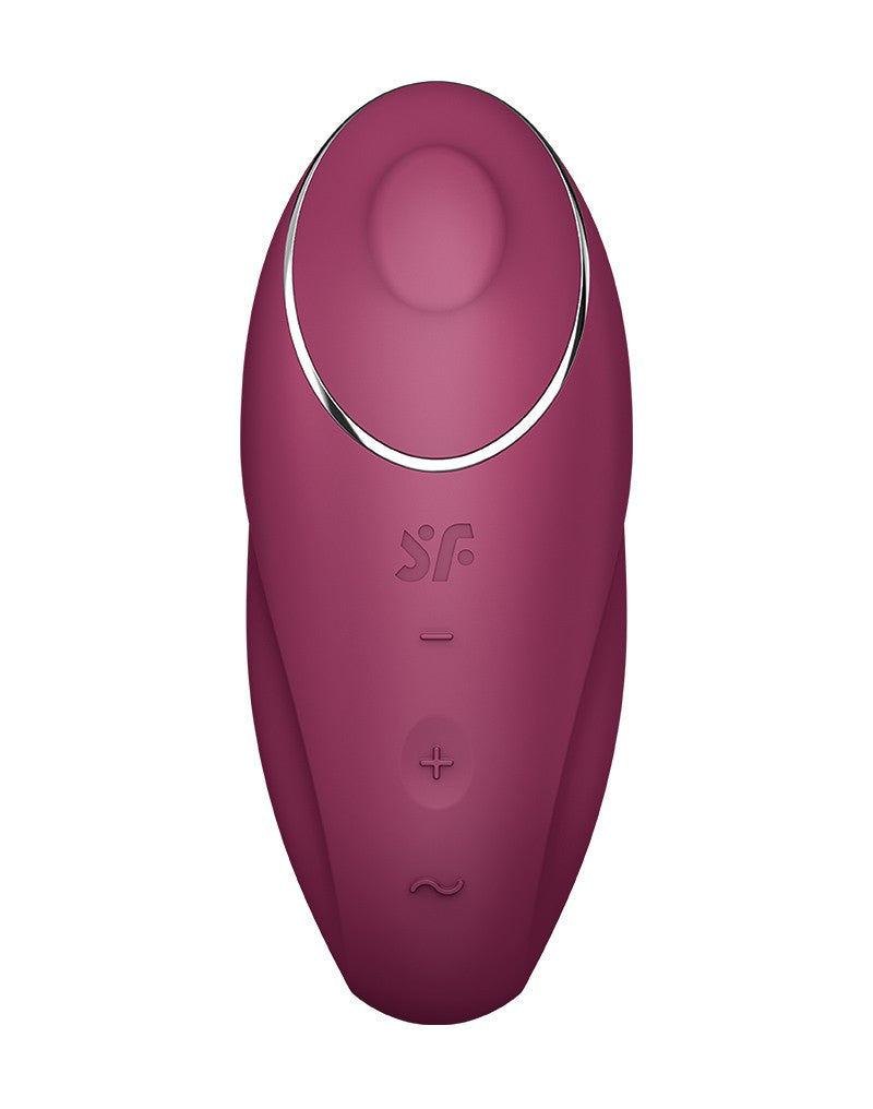 Satisfyer - Tap & Climax 1 - Vibrerende Clitoris Vibrator met Tik/Tapping Functie - Rood
