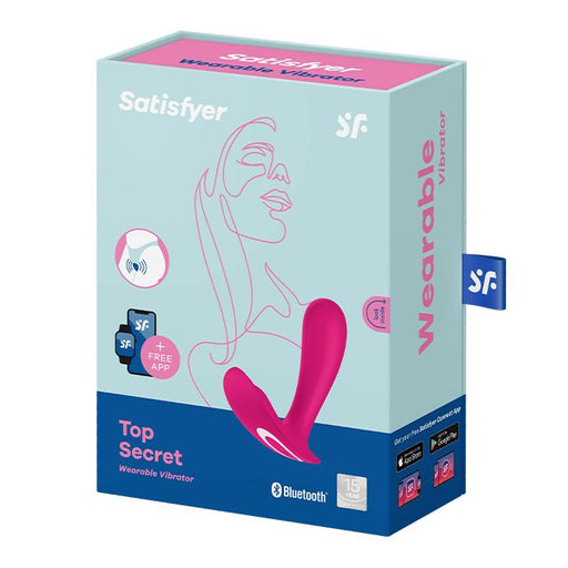 Satisfyer - Top Secret - Draagbare Vibrator Met Anaal Stimulator Roze