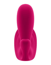 Satisfyer - Top Secret Plus - Draagbare Vibrator Met Anaal Stimulator - Roze
