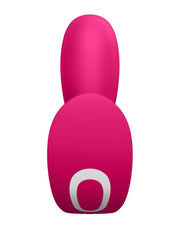 Satisfyer - Top Secret Plus - Draagbare Vibrator Met Anaal Stimulator - Roze