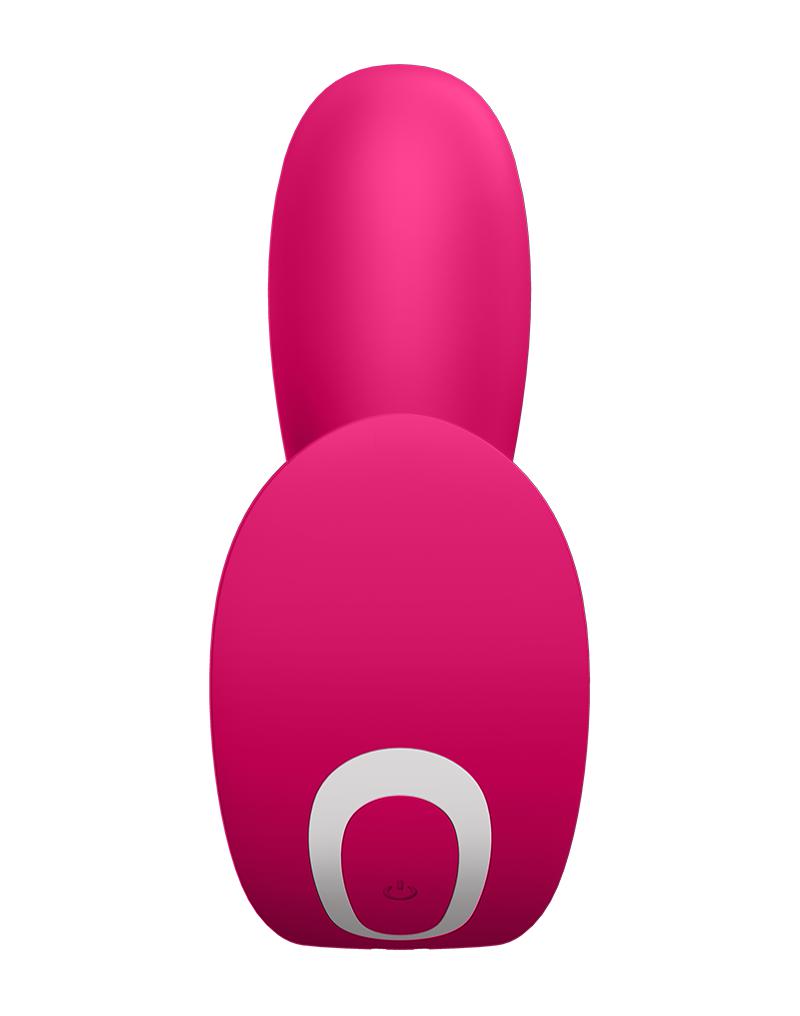 Satisfyer - Top Secret Plus - Draagbare Vibrator Met Anaal Stimulator - Roze