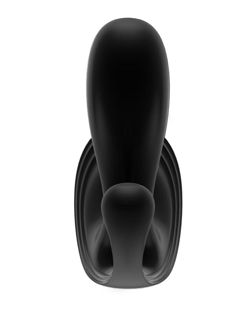 Satisfyer - Top Secret Plus - Draagbare Vibrator Met Anaal Stimulator - Zwart