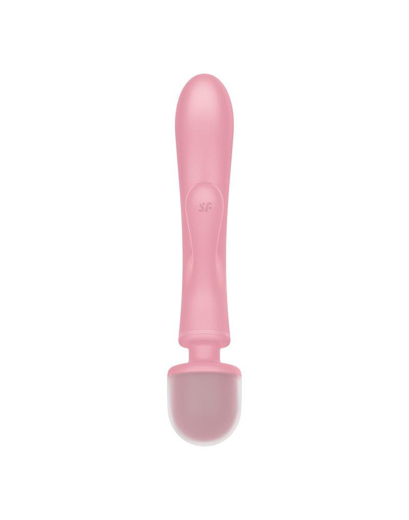 Satisfyer - Triple Lover - 2-in-1 Wand en Rabbit Vibrator - Roze