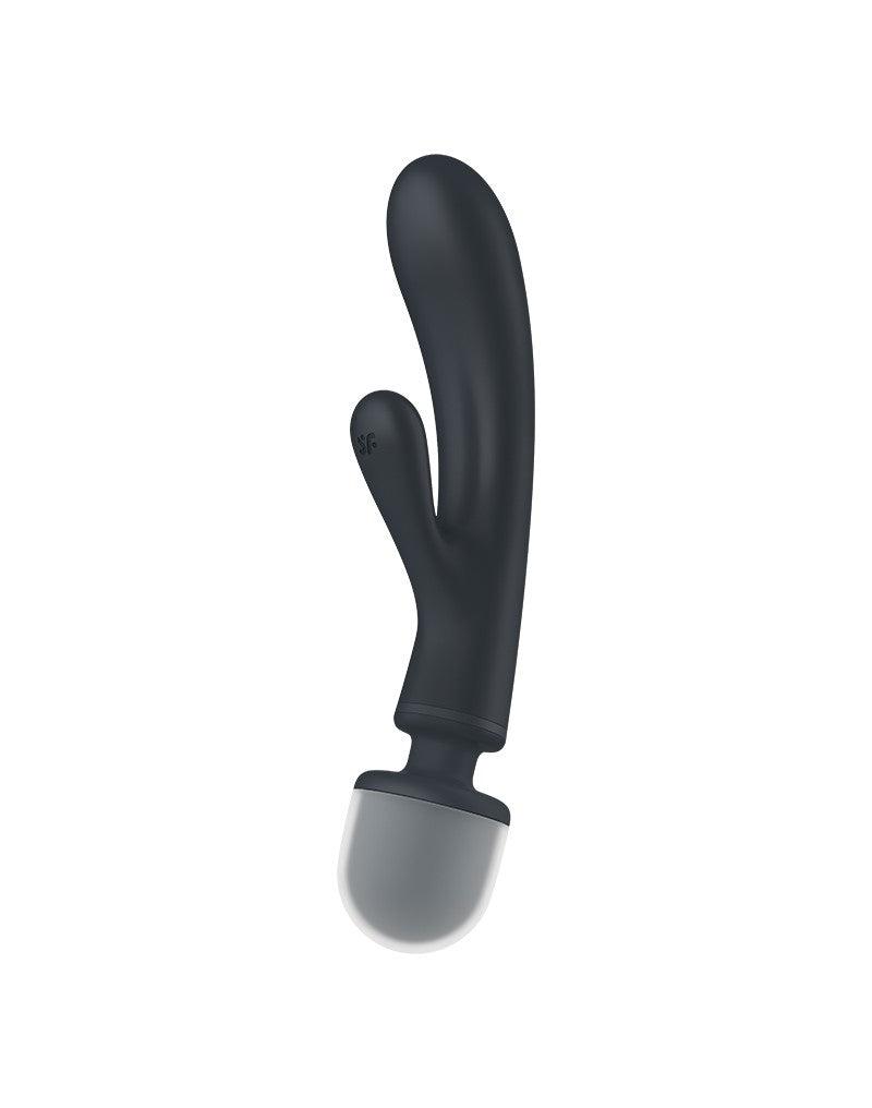 Satisfyer - Triple Lover - 2-in-1 Wand en Rabbit Vibrator - Zwart