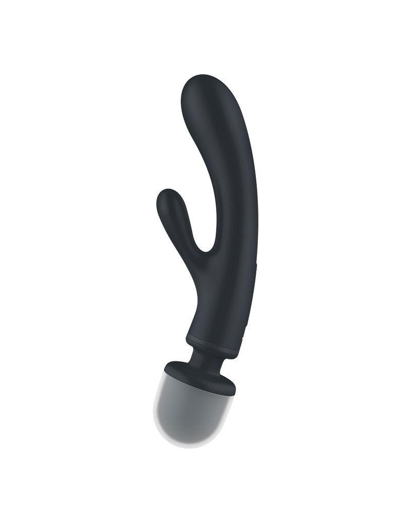 Satisfyer - Triple Lover - 2-in-1 Wand en Rabbit Vibrator - Zwart
