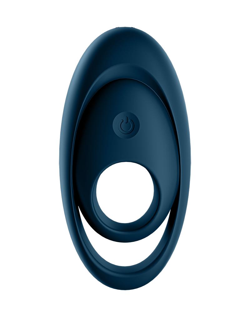 Satisfyer - Vibrerende Cockring Met Partner Stimulator - Koppel Vibrator Glorious Duo - Blauw